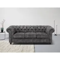 Home Affaire Chesterfield-Sofa »Chesterfield 3-Sitzer B/T/H: 198/89/74 cm«, mit
