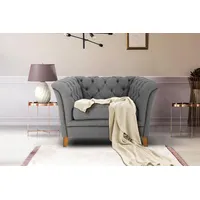 Home Affaire Sessel »Newport modernes Chesterfield«, mit Knopfheftung im