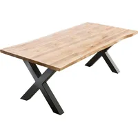 Home Affaire Esstisch »Tristan«, mit Baumkante, beige