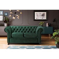 Home Affaire Chesterfield-Sofa »Chesterfield Home 2-Sitzer«, mit edler Knopfheftung