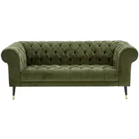 Home Affaire Chesterfield-Sofa HOME AFFAIRE "Tinnum", grün (olive), B:195cm