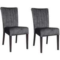 Home Affaire 4-Fußstuhl (Set) 2 Stk.vertikale Nähte in der