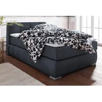 Home Affaire Boxspringbett HOME AFFAIRE "Chelles", grau (anthrazit), B:147cm