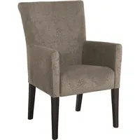 Home Affaire Esszimmerstuhl »King« () Polsterstuhl, Armlehnstuhl, Gestell Massivholz