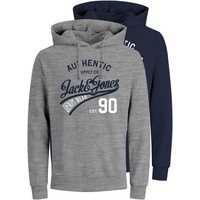 JACK & JONES Ethan Kapuzenpullover 2 Einheiten Navy Blazer