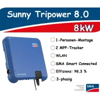 SMA Sunny Tripower 8.0 3-Phasen Wechselrichter 8 kW mit