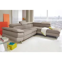 INOSIGN Ecksofa »Solution L-Form«, mit Arm- & Kopfteilverstellung, wahlweise