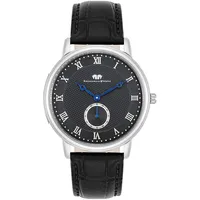 RHODENWALD & SÖHNE - Quarzuhr Moonlight in Silber Echtleder