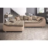 INOSIGN Ecksofa »Imola elegant und bequem, aktuelle Steppung im