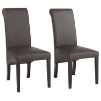 Home Affaire Rito 2 St. Kunstleder braun/dunkelbraun
