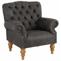 Home Affaire Sessel »Lord«, mit echter Chesterfield-Knopfheftung und Ziernägeln