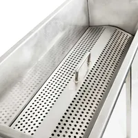 SCHMIDT security tools Mangal Grill 80x34cm Edelstahl 2mm Holzkohlegrill