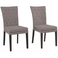 Home Affaire Colorado 2 St. Luxus-Microfaser mittelbraun/buche