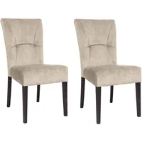 Home Affaire 4-Fußstuhl Henry (Set) 2 Stk.Sitz und Rücken