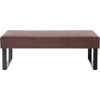 Home Affaire Sitzbank »Oliver«, Breite 140cm, mit Metallgestell, braun