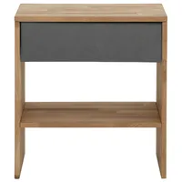 Home Affaire Nachttisch HOME AFFAIRE "Cavan", grau (steel, natur,