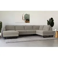 PLACES OF STYLE Wohnlandschaft »Pinto, 350 cm, U-Form, XXL,