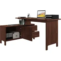 OTTO home Eckschreibtisch Luven Kiefer massiv / Braun
