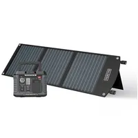 Balderia Power Set - Powerstation 300W, faltbares Solarpanel 60W