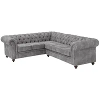 Home Affaire Chesterfield-Sofa »Chesterfield Ecksofa, auch in Leder L-Form«,