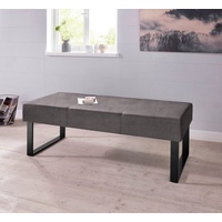 Home Affaire Sitzbank »Oliver«, Breite 140cm, mit Metallgestell, schwarz