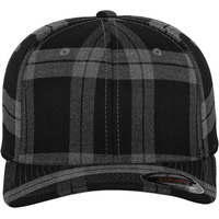 Flexfit Tartan Plaid Cap black;grey L/XL