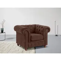 Home Affaire Sessel »Chesterfield B/T/H: 105/69/74 cm«, mit hochwertiger