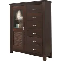 Home Affaire Highboard HOME AFFAIRE "Rauna", braun (dunkelbraun), B:111,5cm