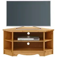 OTTO home Trinidad Lowboard 105 cm Beige Massivholz