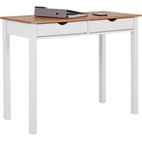 INOSIGN Schreibtisch »Gava«, Kiefernholz, Griffmulden, unterschiedliche Farbvarianten, Breite 100cm,