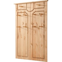 Home Affaire Garderobenpaneel Klera, Mit 10 Kleiderhaken beige
