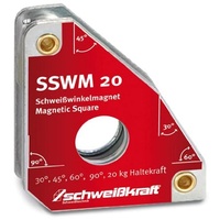Schweißkraft SSWM 20 Standard Schweißwinkelmagnet 30° / 60° /