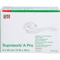 Lohmann & Rauscher Suprasorb A Pro Calciumalginat Tamponade 2x45cm