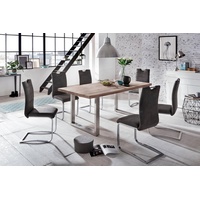 Home Affaire »New York«, Balkeneiche massiv mit ausdrucksstarker Holzoptik