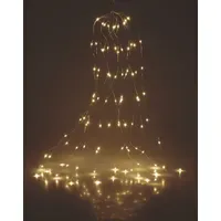 Spetebo LED Lichterkette Draht 1 m Warmweiß