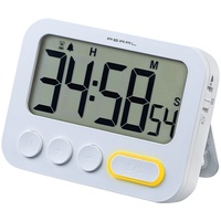 Pearl Digitaler Küchentimer mit Ton-, LED- und Vibrationsalarm und