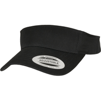 Flexfit Curved Visor Cap - Schwarz,