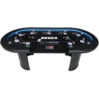 Home Deluxe LED Pokertisch FULL HOUSE