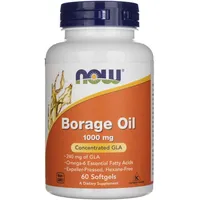 NOW Foods Borretschöl 1000 mg 60 Weichkapseln