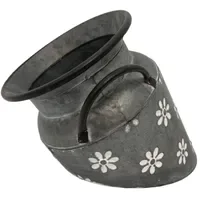 FD Deko 1/2 Zinkkanne grau