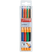 Stabilo pointVisco 4er Pack - blau, rot, grün, schwarz