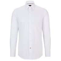 Boss Hank Kent Langarmhemd White 39