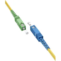 Goobay 59658 Glasfaserkabel FTTH (OS2) Gelb