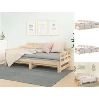 VidaXL Tagesbett Ausziehbar Massivholz Kiefer 2x(90x190) cm1279868