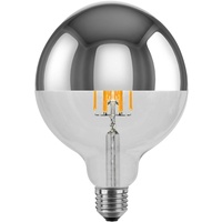 Segula LED-Globe E27 6,5W 927 Kopfspiegel silber