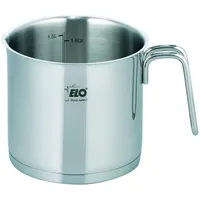 ELO Milchtopf Citrin 1600 ml Edelstahl Silber