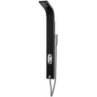 Marwell Duschpaneel Care Black Höhe: 150 cm, schwarz