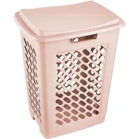 KEEEPER Wäschebox mit Deckel, 60 l, Piet, Nordic Pink