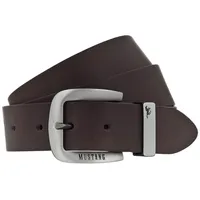 Mustang Gürtel Leather Belt W100 Darkbrown