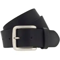 Mustang Herrengürtel Leder 4 cm schwarz 105